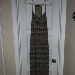 Forever21 Spaghetti strapped, patterned dress.